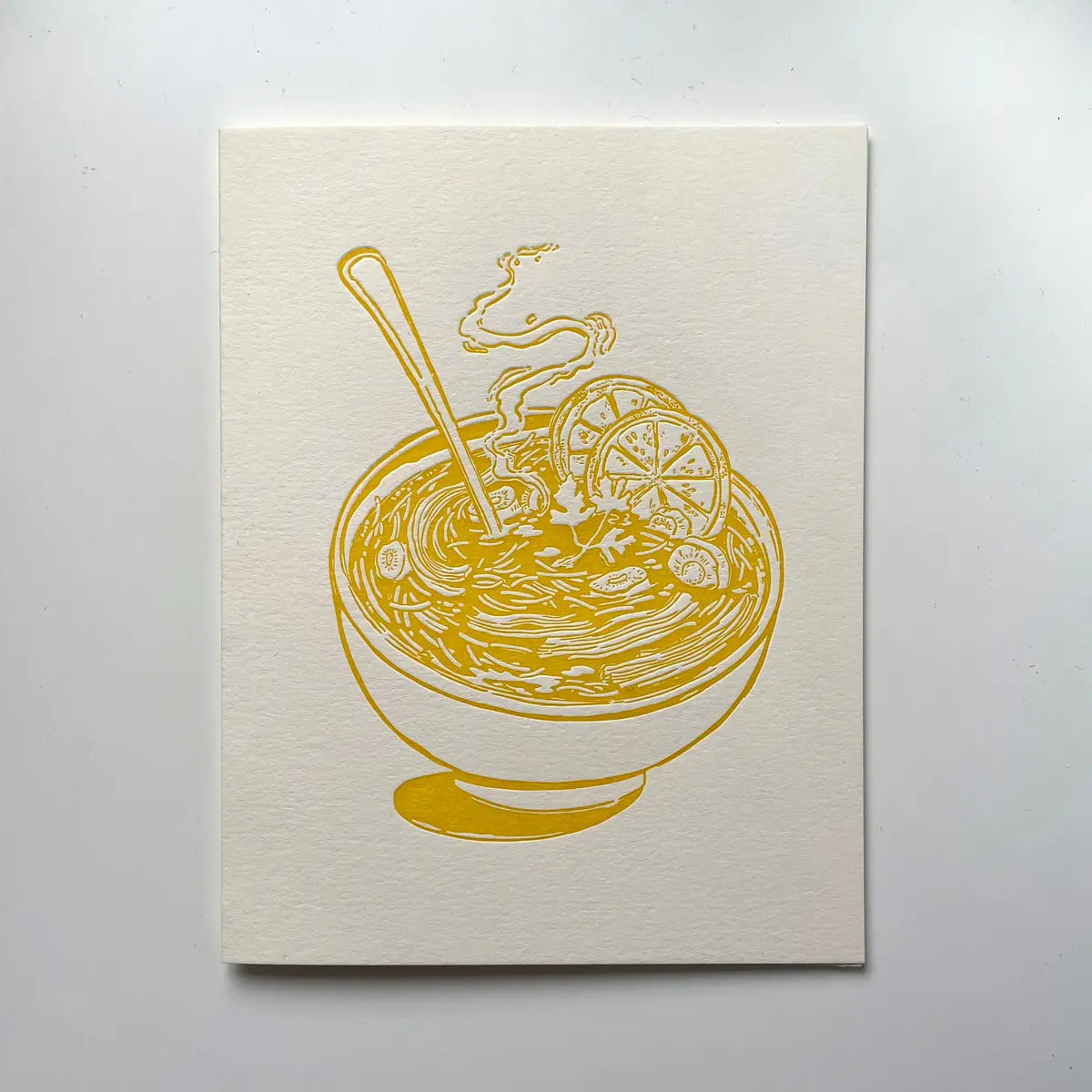"Soup Bowl" Greeting Card 1