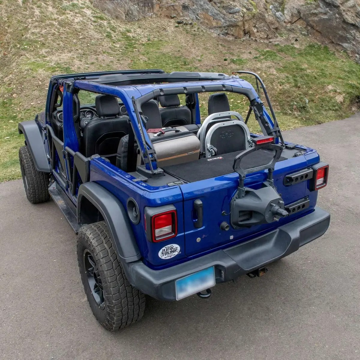 Ez4x4 Eztrunk Folding Security Box For Jeep Jlu 4-Door – Fits 2018–2025 – Lockable, Fold-Down, Aluminum, Easy Install 1