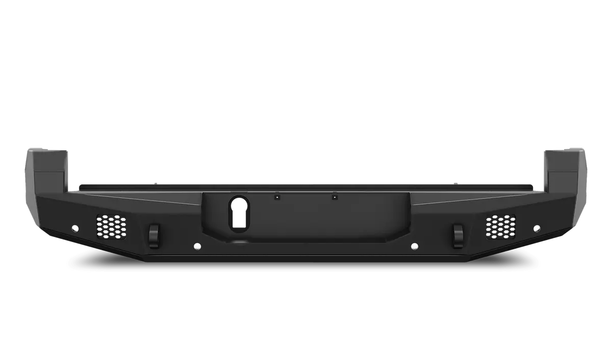 Body Armor Rear Bumper - High-Quality Steel, Black Powder-Coated Finish - Fits 2016-2023 Toyota Tacoma Pro Series Ii 1