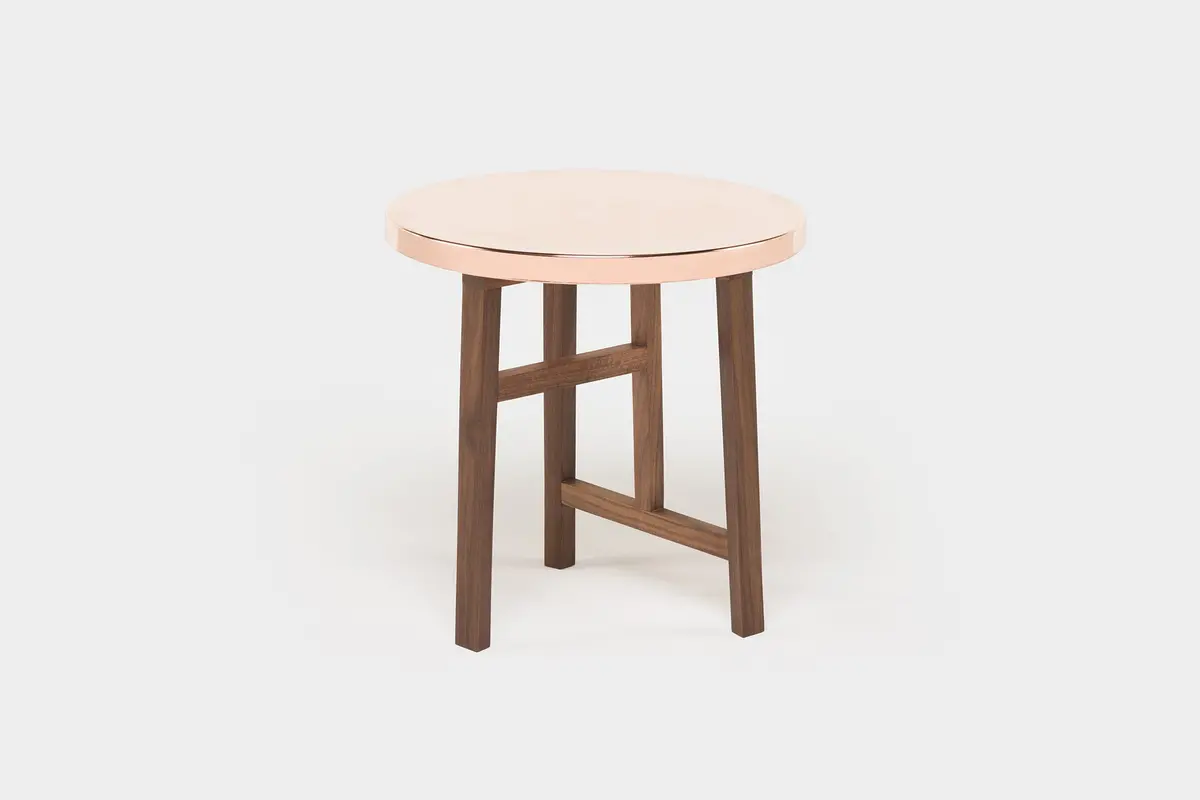 Trio Side Table With Metal Top 3