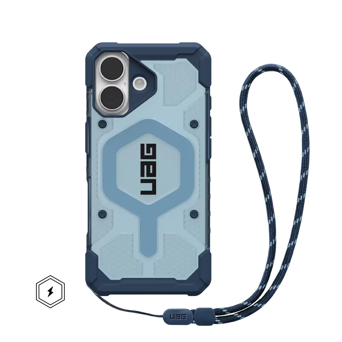 Uag - Pathfinder Clear Case & Lanyard - Etui Przezroczyste Ze Smyczą Do Iphone 17 / Pro / Pro Max / Air 1
