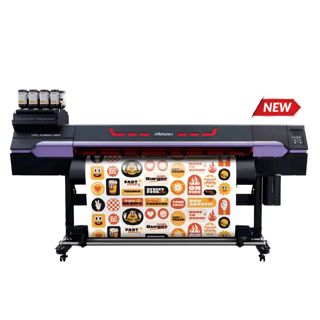Brand New Mimaki Ucjv330-130 54" Inch Uv-Led Integrated Roll To Roll Inkjet Printer With Significantly Improved Productivity And Image Quality For Sign Graphics 1