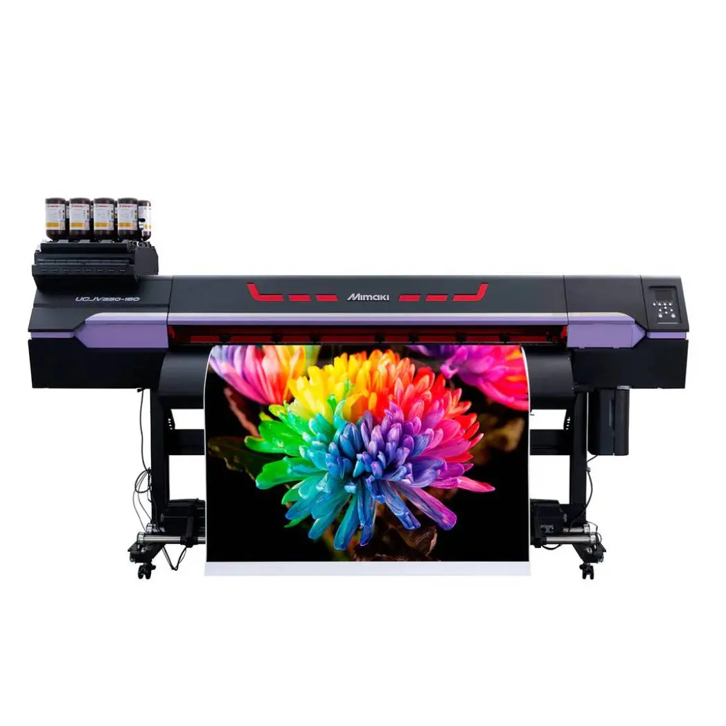 Brand New Mimaki Ucjv330-160 63" Inch Uv-Led Integrated Roll To Roll Inkjet Printer With Significantly Improved Productivity And Image Quality For Sign Graphics 1
