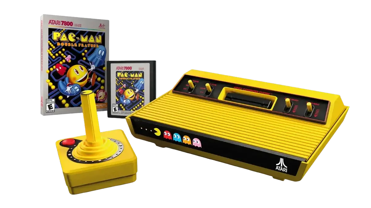 Atari - 2600+ Pac-Man Edition Console & Joystick - Retro Konsola Z Joystickiem 1