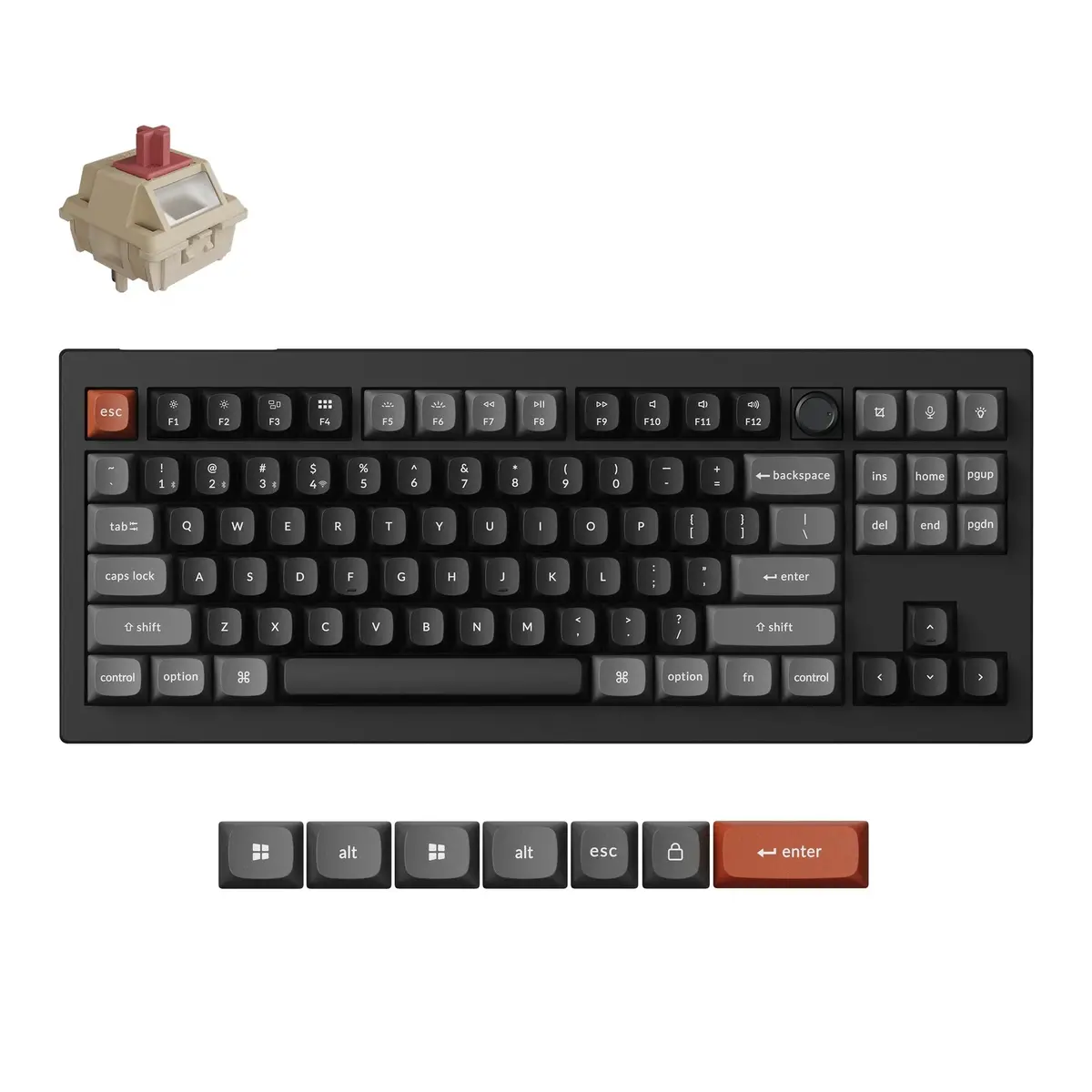 Keychron - V3 Ultra 8K Wireless Custom Mechanical Keyboard - Bezprzewodowa Klawiatura Mechaniczna 1
