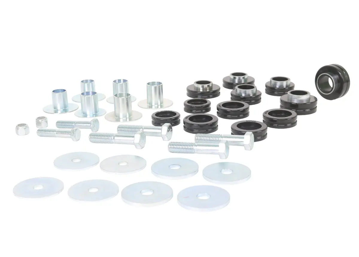 Whiteline Body Mount Bushing Kit For Cars - Fits 1967 Chevrolet Chevy Ii, 1976-1981 Pontiac Firebird 1