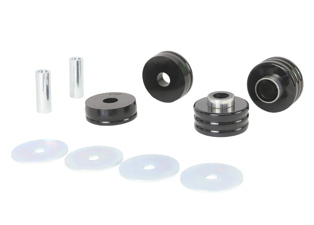 Whiteline Universal Mount / Isolator Set - Fits Most Cars And Suvs - High-Quality Polyurethane (Black Finish) 1