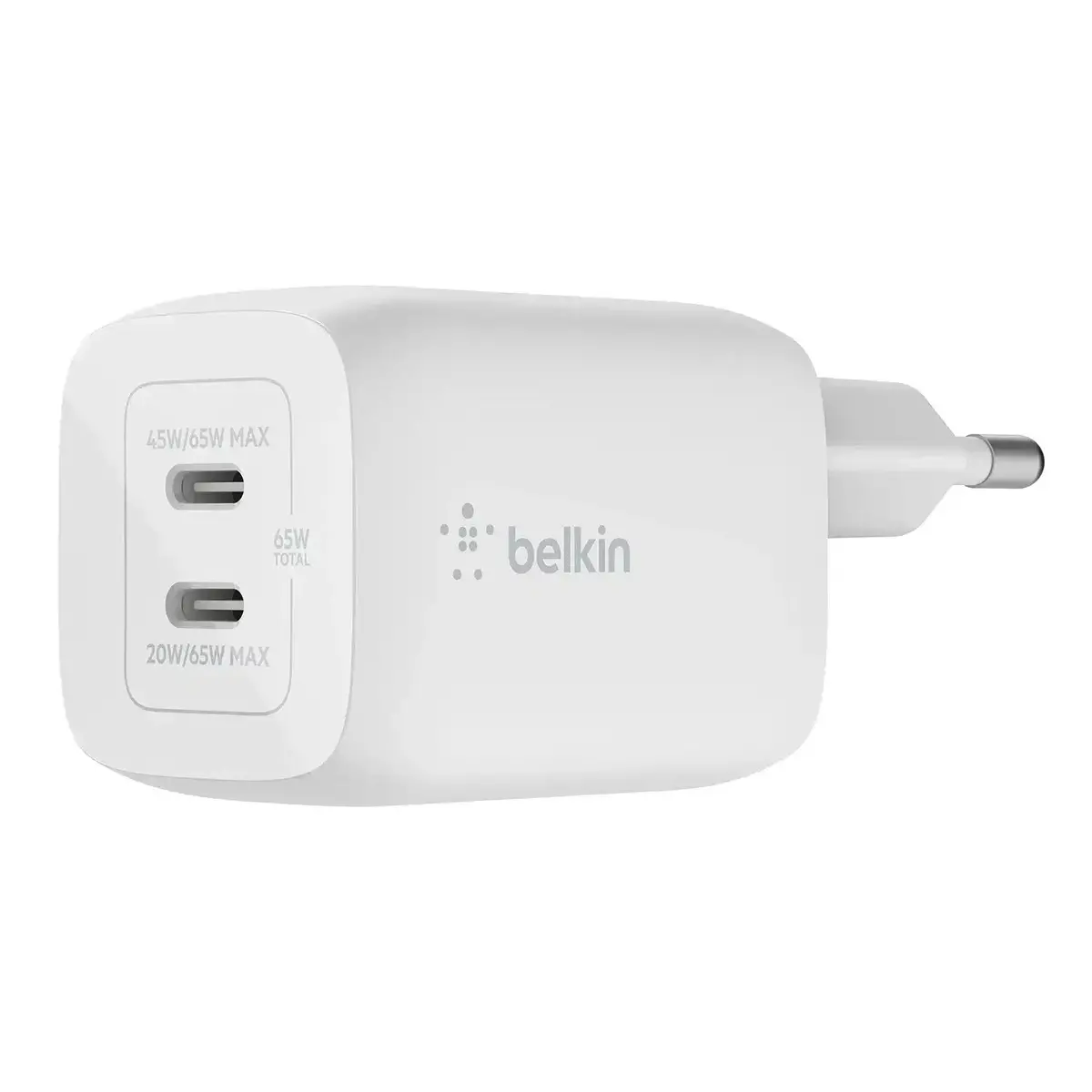 Belkin - Boostcharge Pro Dual Usb-C Gan Wall Charger - Podwójna Ładowarka Sieciowa 65W 1