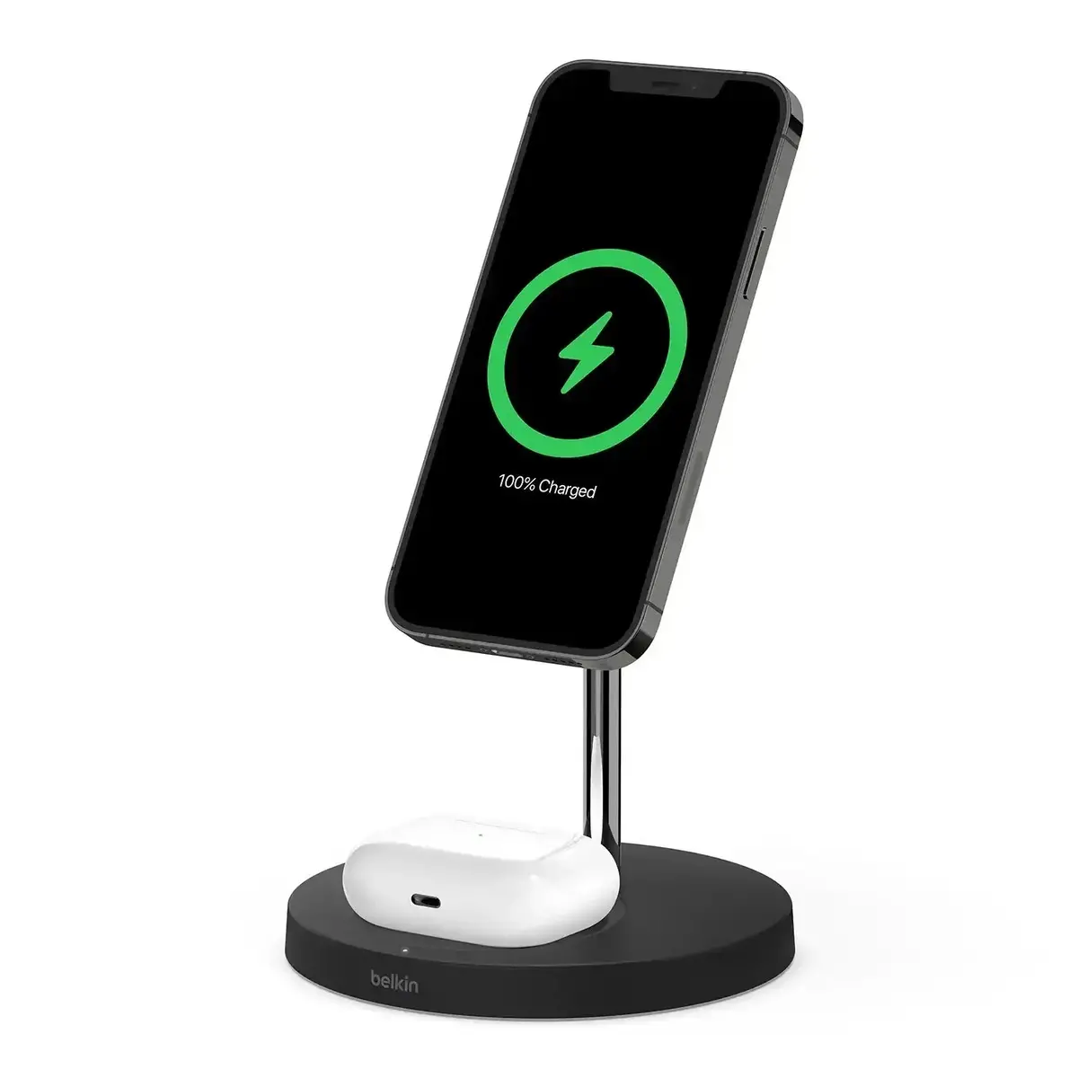 Belkin - Boostcharge Pro - Bezprzewodowa Stacja Ładująca 2W1 Z Magsafe 15W 2