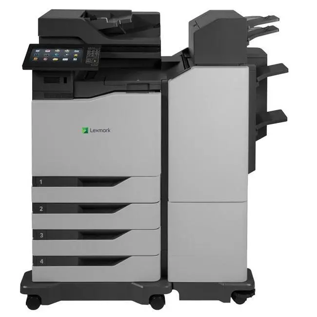 $119.95/Month Lexmark Xc8160 Color Multifunction Laser Printer Copier Scanner With Internal Finishing For Office Use 1