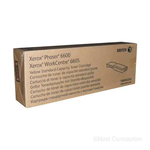 106R02243 Phaser 6600/Workcentre 6605 Yellow Std Capacity To 1