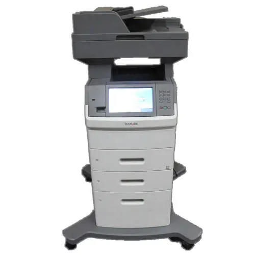 Lexmark Xm5163 Monochrome Printer Copier Color Scanner 63Ppm Repossessed 1