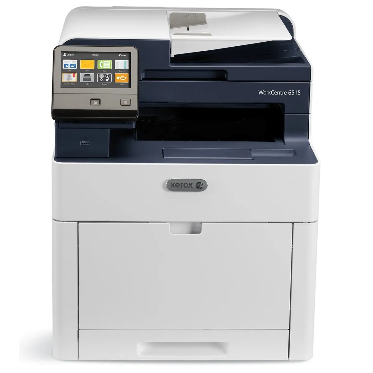 Brand New - Xerox Workcentre 6515 Color Multifunction Printer, Print/Copy/Scan/Email/Fax, Letter/Legal, Up To 30Ppm, 2-Sided Print, Usb/Ethernet, 250-Sheet Tray,50-Sheet Multi-Purpose Tray, 50-Sheet Dadf (Single-Pass Duplex), 110V 1