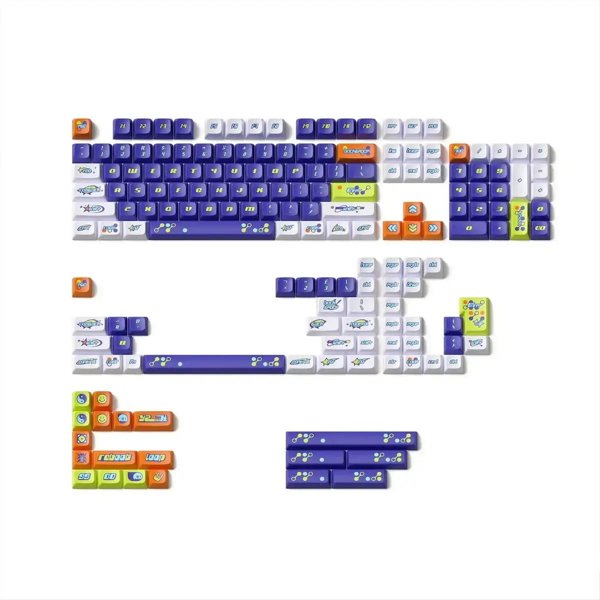 Keytok - Y2k Kda Dye-Sub Pbt Keycaps - Nasadki Do Klawiatury Mechanicznej 1
