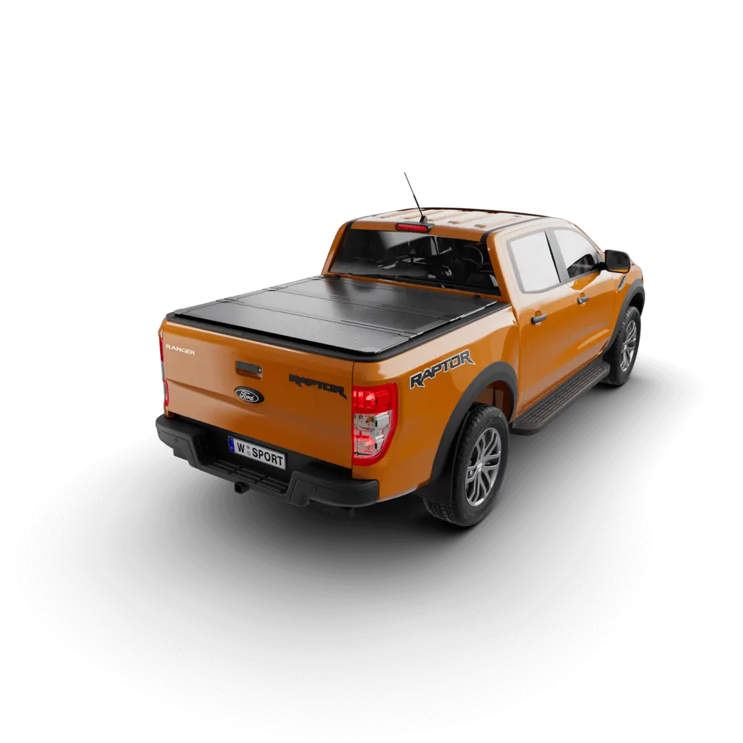 Worksport Al4 Hard Aluminum Full 2019–2023 Bed Access Tonneau Cover For Ford Ranger 5' Short Bed 1