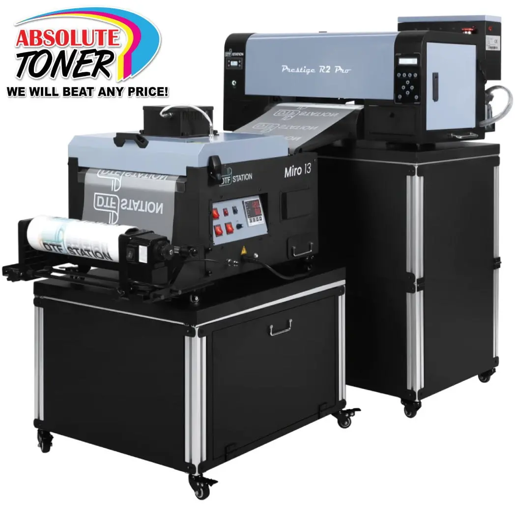 $276/Month - New Prestige 13" R2 Pro (With 2 Stands) A3 Dtf Printer Shaker/Oven Bundle 110V 13" Media Roll (Dual Epson I1600 Print Heads) Digirip Software And Miro 13 Max Dtf Powder Shaker/Oven With Air Purifier 1