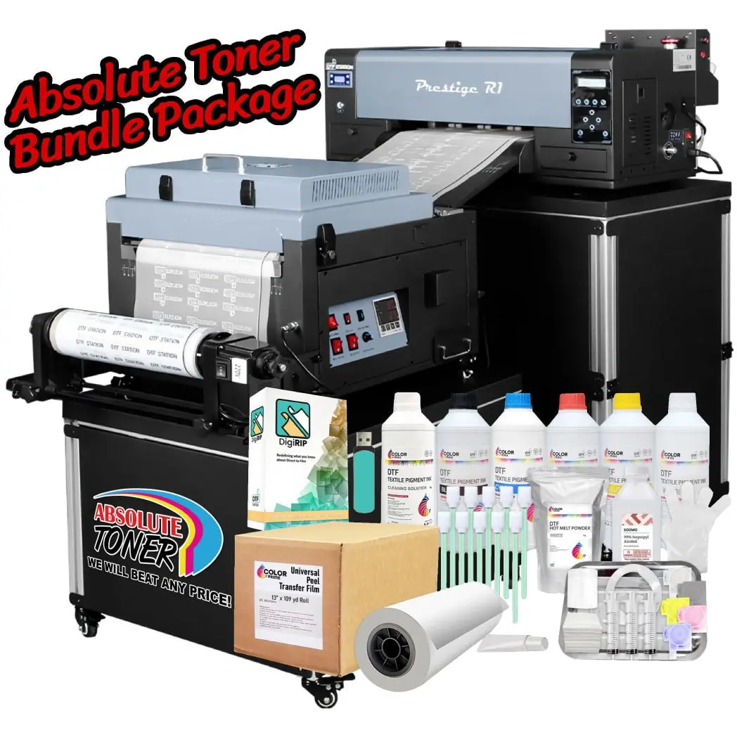 $198/Month New Dtf Station Prestige R1 13" Inch A3+ Dtf (Direct-To-Film) Printer With Miro 13 Max Dtf Powder Shaker And Dryer Bundle 1