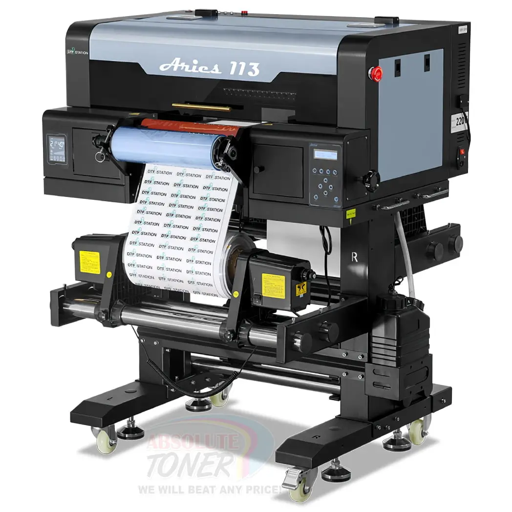 $395/Month New Aries 113 A3 Uv Dtf Printer 110V & Supplies Automatic Lamination, Peel And Stick Powerful Business Level Uv Printer 1
