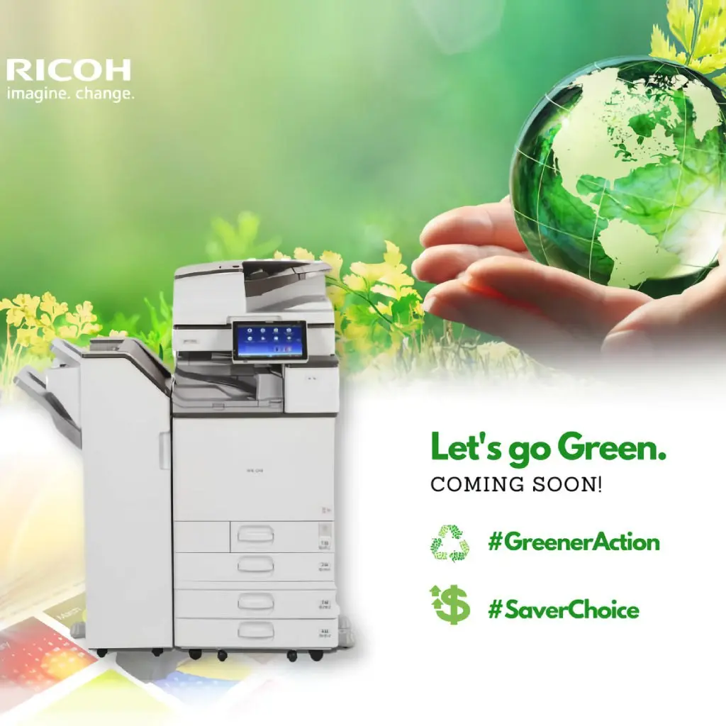 $85/Month New In Box Ricoh Greenline Ricoh Mp C3504ex Colour Multifunction Printer Copier Scanner 11X17, 12X18, 300Gsm, One-Pass Duplex, 180Ipm 1