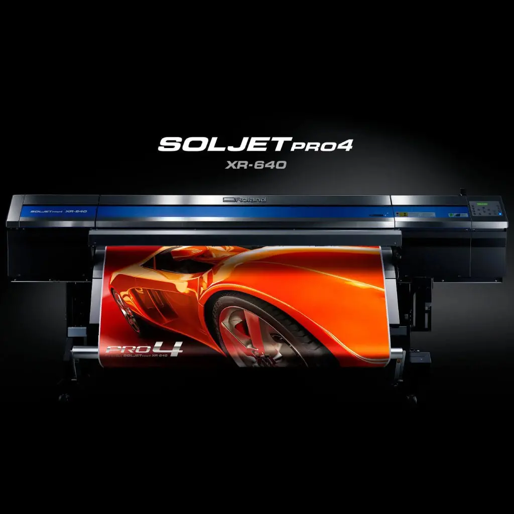 $249/Month (2 New Heads) Roland Soljet Pro 4 64" Inch Eco-Solvent Printer/Cutter 1