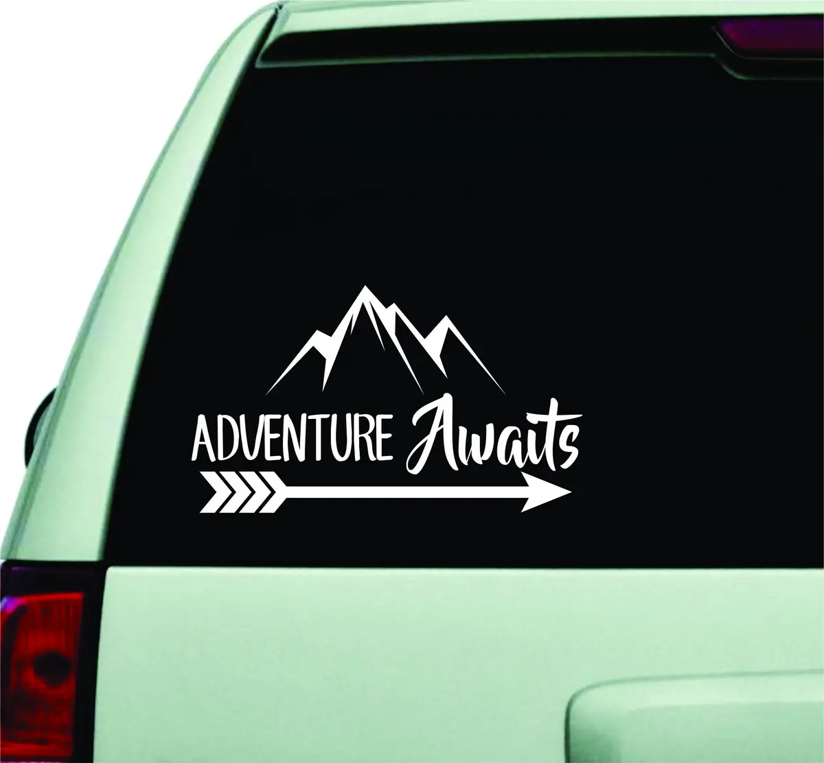 Adventure Awaits Car Decal Wanderlust Quote Design Sticker Wall Vinyl Art Words Decor Laptop Jdm Travel Mountains 1