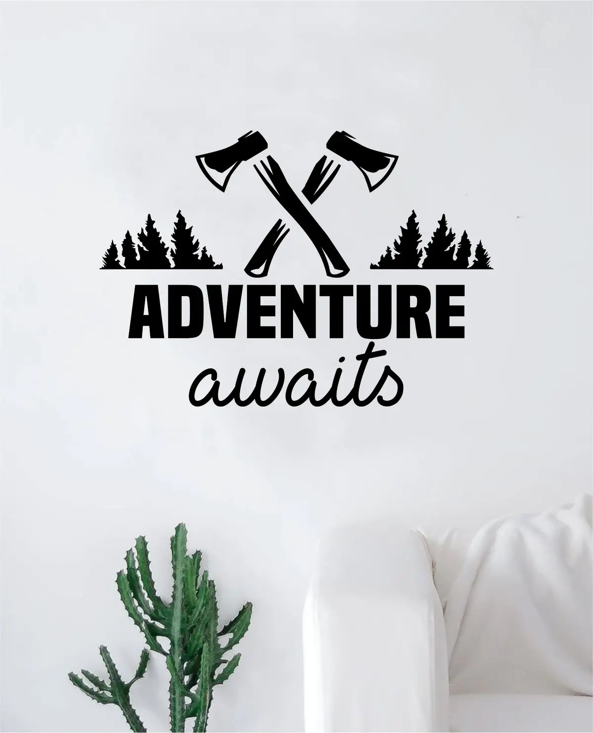 Adventure Awaits V11 Quote Wall Decal Sticker Home Decor Vinyl Art Bedroom Teen Inspirational Kids Travel 1