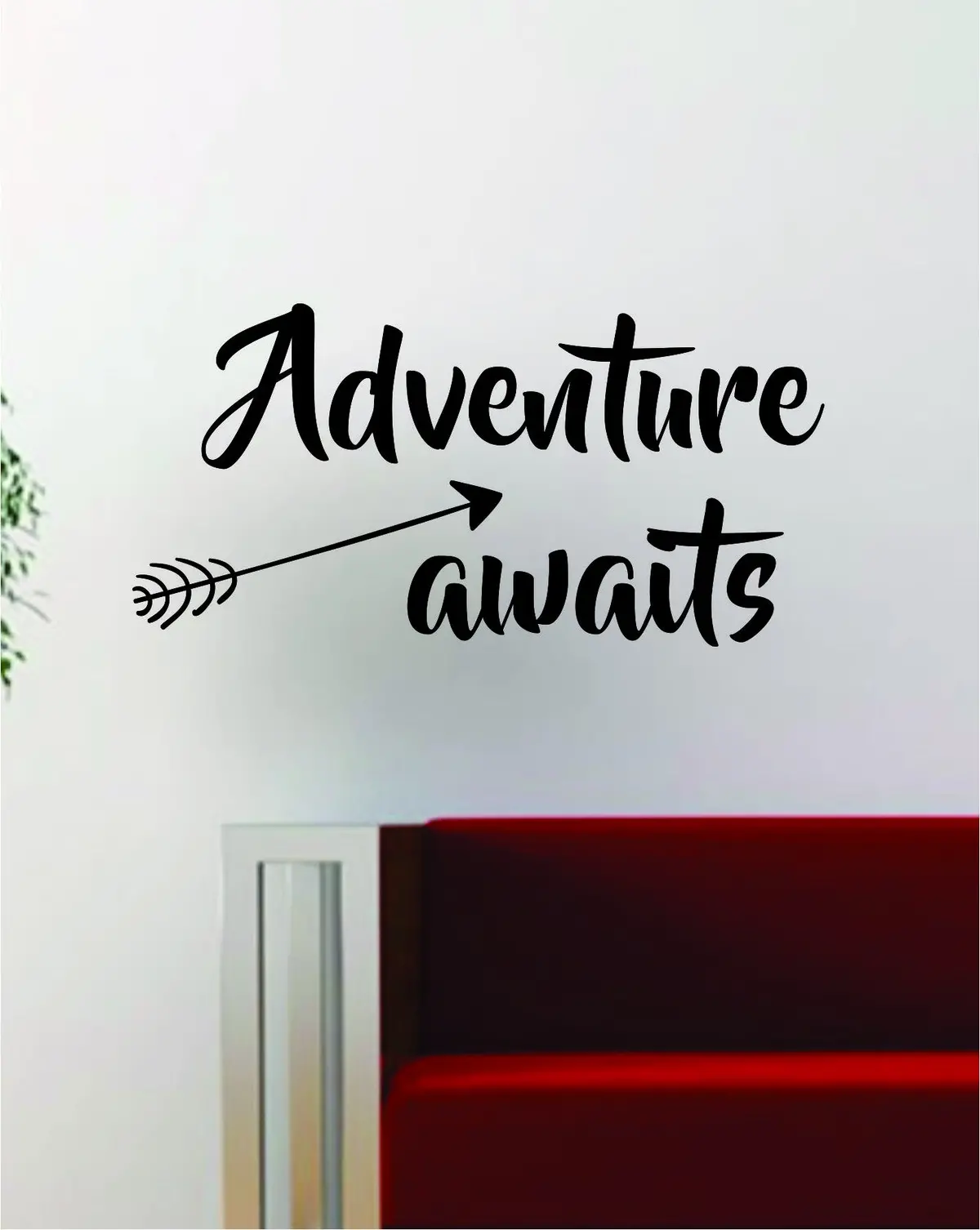 Adventure Awaits Version 4 Quote Design Decal Sticker Wall Vinyl Art Decor Home Wanderlust Travel 1