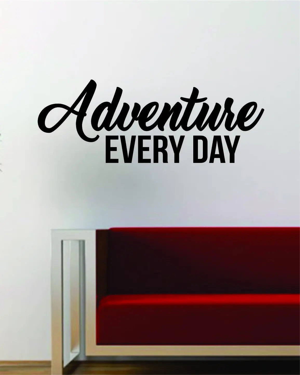Adventure Every Day Quote Decal Sticker Wall Vinyl Art Decor Home Travel Wanderlust Mountains 1