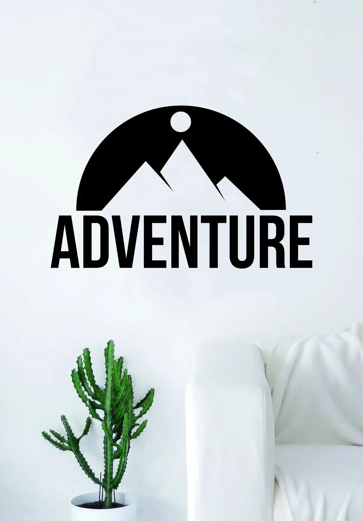 Adventure Mountains Quote Wall Decal Sticker Bedroom Living Room Art Vinyl Beautiful Inspirational Travel Trees Wanderlust 1