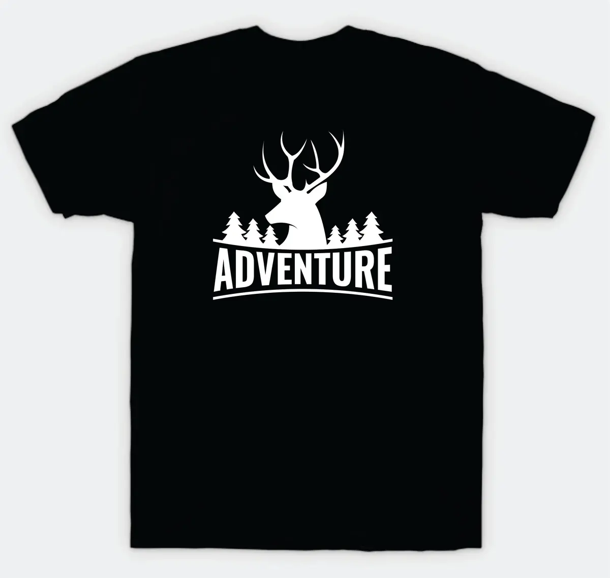 Adventure Deer T-Shirt Tee Shirt Vinyl Heat Press Custom Quote Teen Kids Boy Girl Tshirt Sports Hunt Animals Travel 1