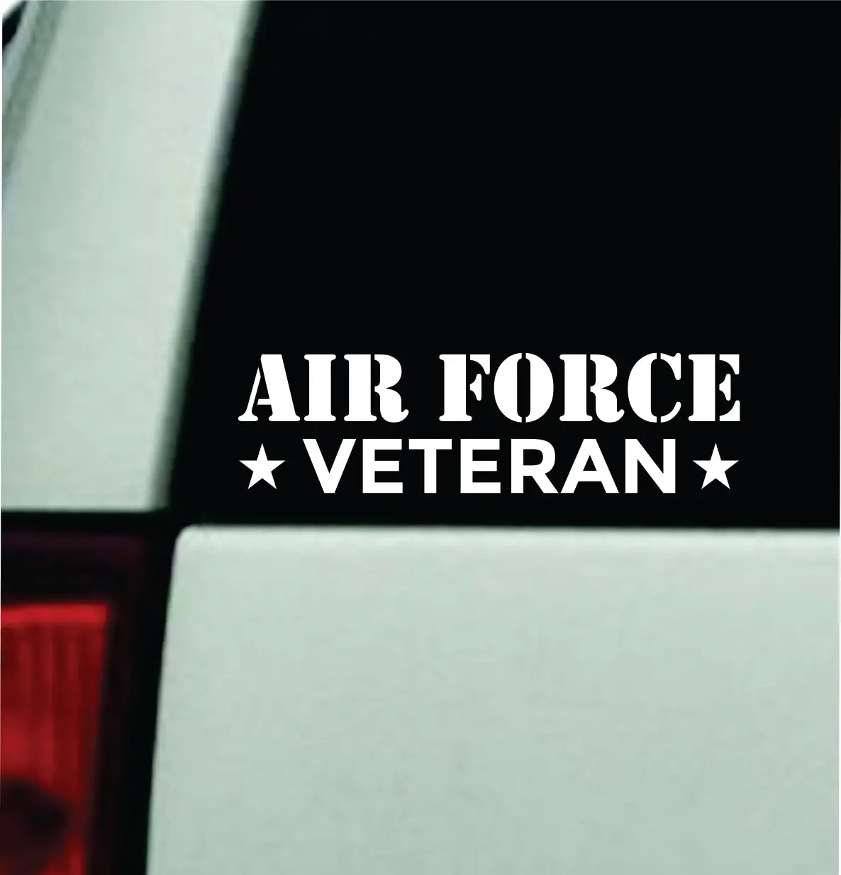 Air Force Veteran Car Decal Bumper Sticker Truck Mirror Window Windshield Girls Men Usa America 1