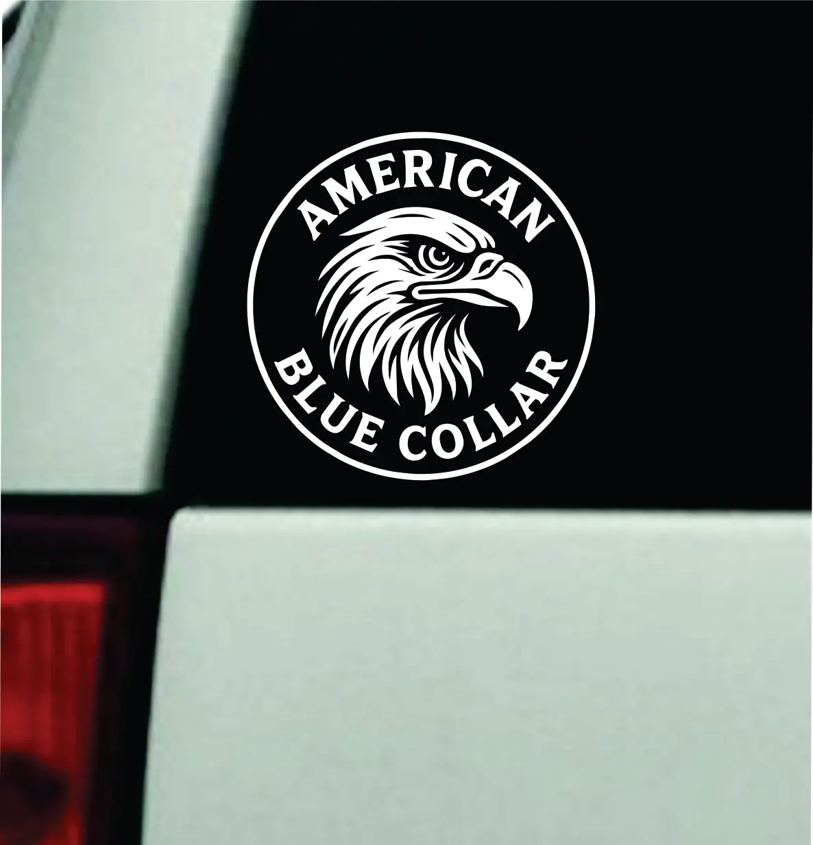 American Blue Collar Car Decal Bumper Sticker Truck Mirror Window Windshield Girls Men 1
