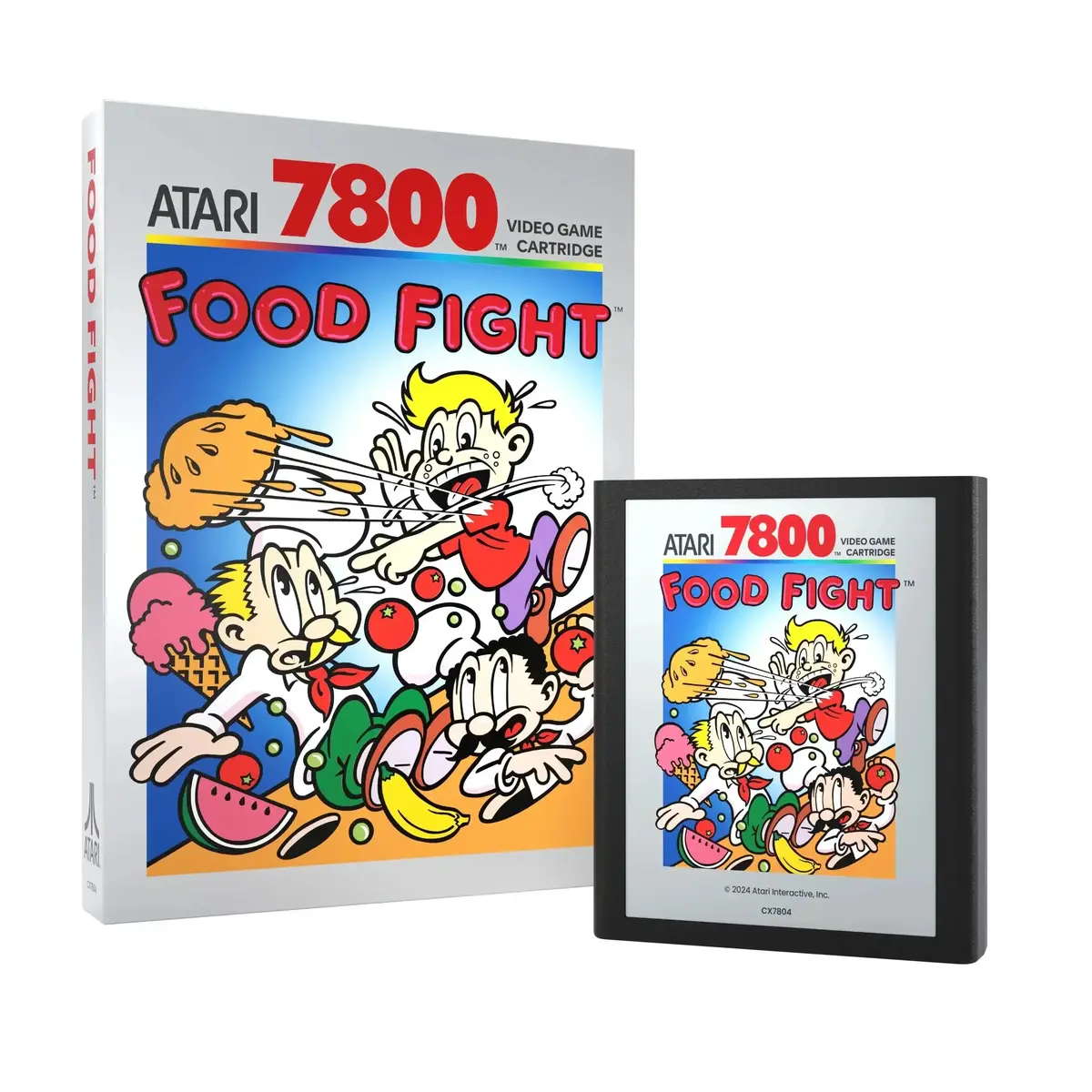 Atari - Food Fight 7800 Gra Retro 1