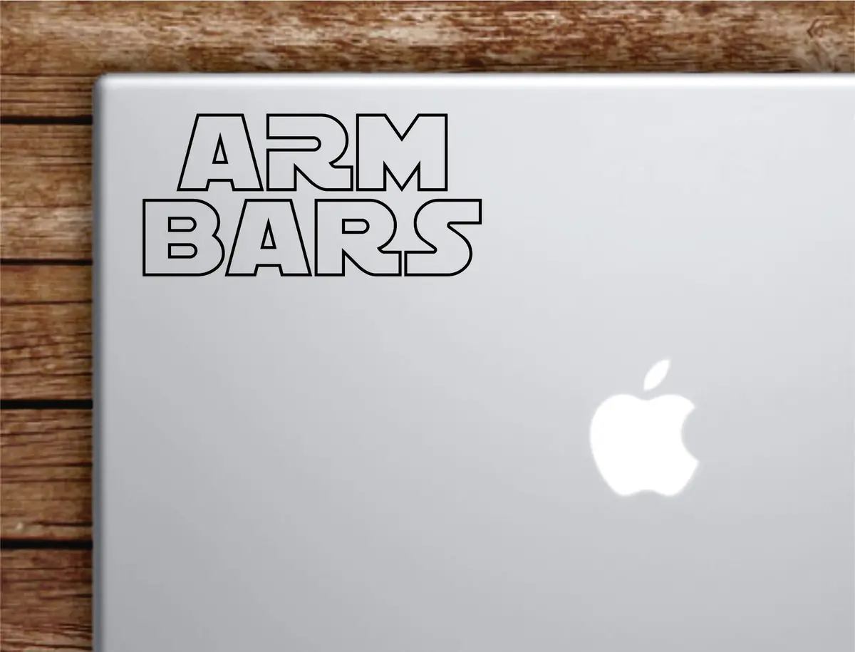Arm Bars Jiu Jitsu Laptop Wall Decal Sticker Vinyl Art Quote Macbook Apple Decor Car Window Truck Kids Baby Teen Inspirational Boys Girls Sports Roll Grapple Brazillian Mma 1