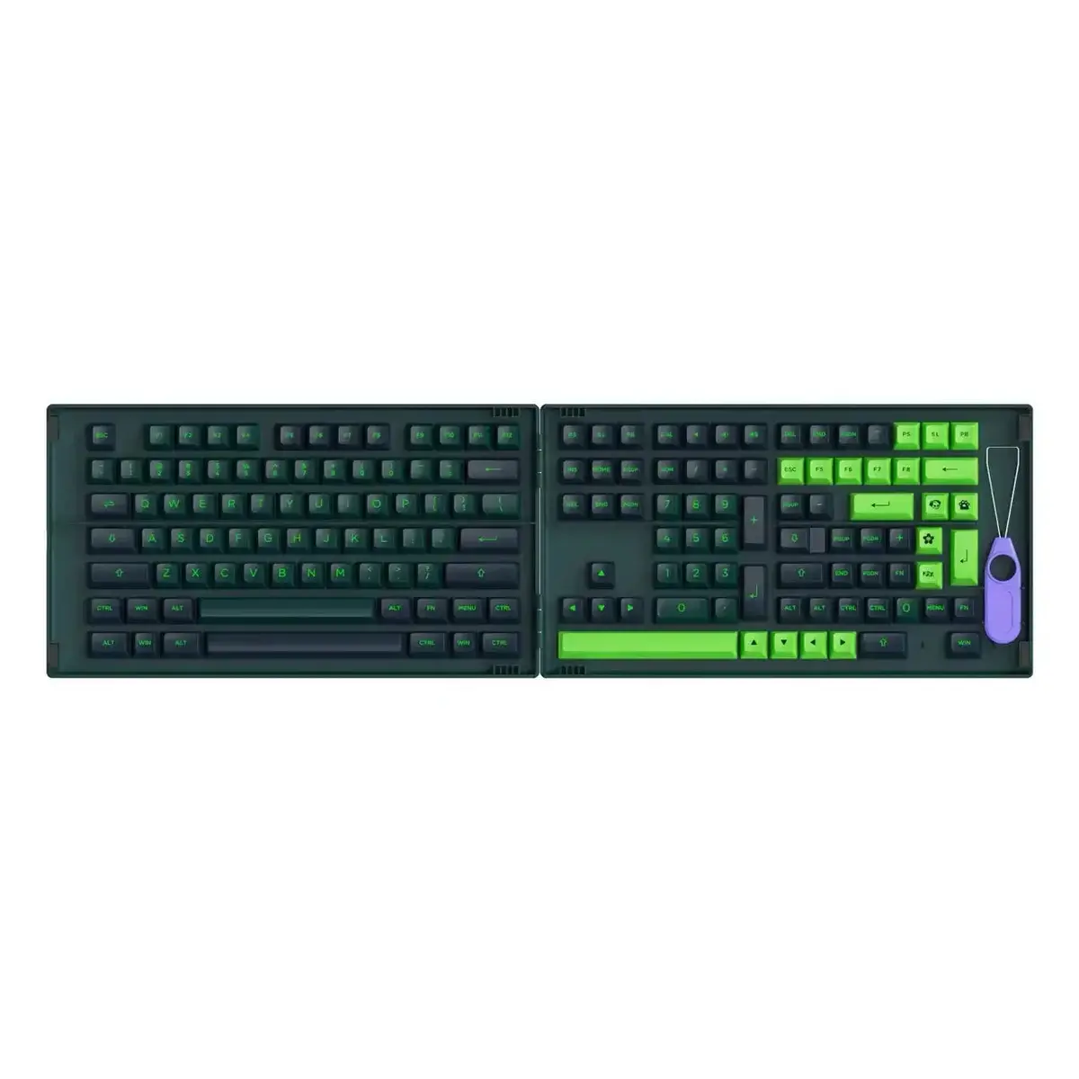 Akko - Wavez Keycap Set (226-Key) - Zestaw Keycapów Pbt Asa 1
