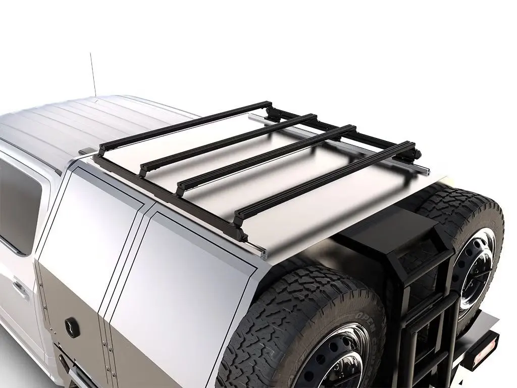 Front Runner Slimpro Canopy Rack Kit For Truck – Fits 1170Mm Canopy – Black Aluminum, 1335(W) X 1170(L), Heavy-Duty Compact Design (1Pc) 1