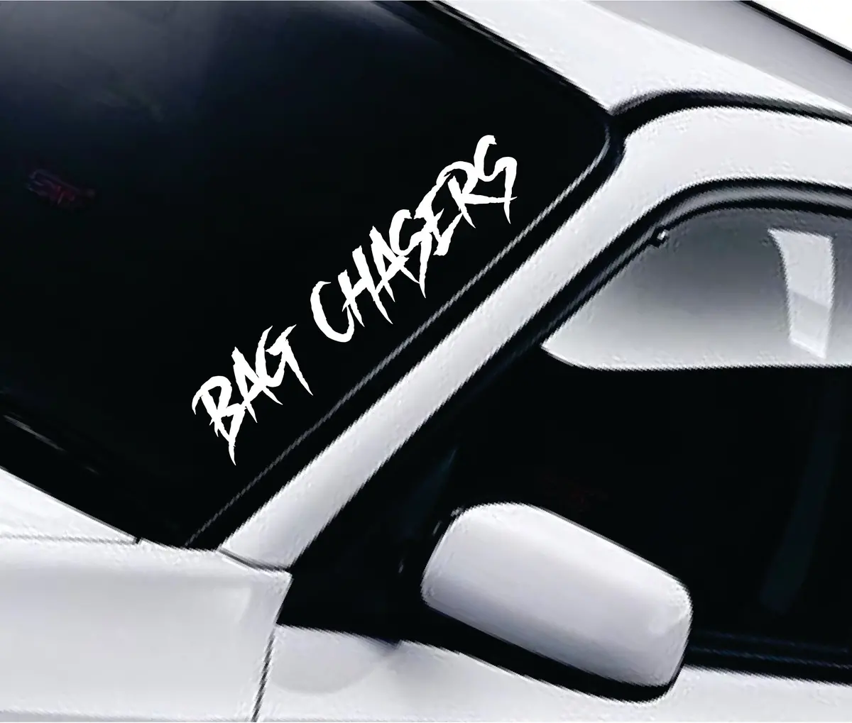 Bag Chasers V2 Car Decal Truck Window Windshield Banner Jdm Sticker Vinyl 1