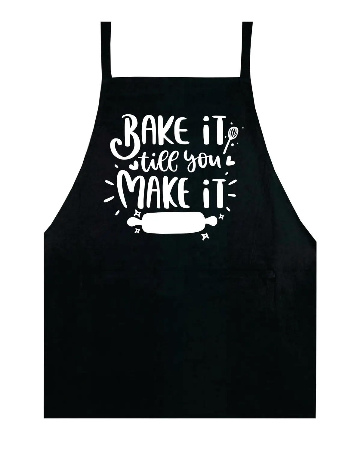 Bake It Till You Make It Apron Bbq Barbeque Cook Grill Chef Bake Food Funny Gift Men Girls Mom Dad Gift 1