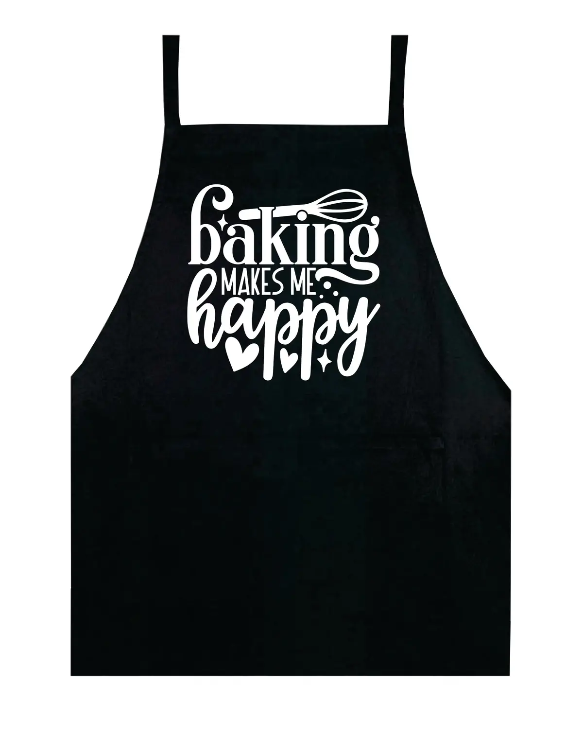 Baking Makes Me Happy Apron Bbq Barbeque Cook Grill Chef Bake Food Funny Gift Men Girls Mom Dad Gift 1