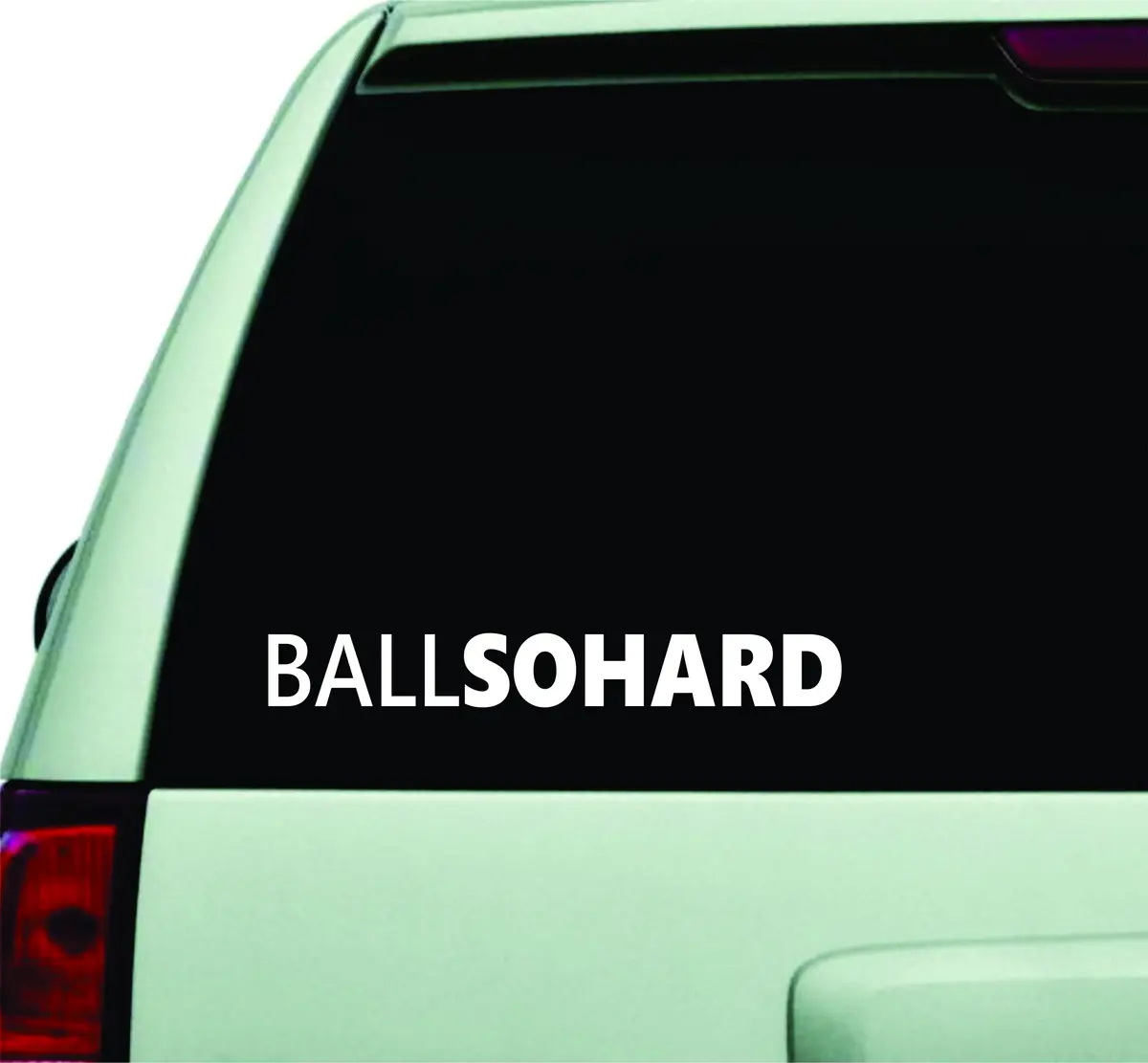Ball So Hard Small Quote Design Sticker Vinyl Art Words Decor Car Truck Jdm Windshield Race Drift Window 1