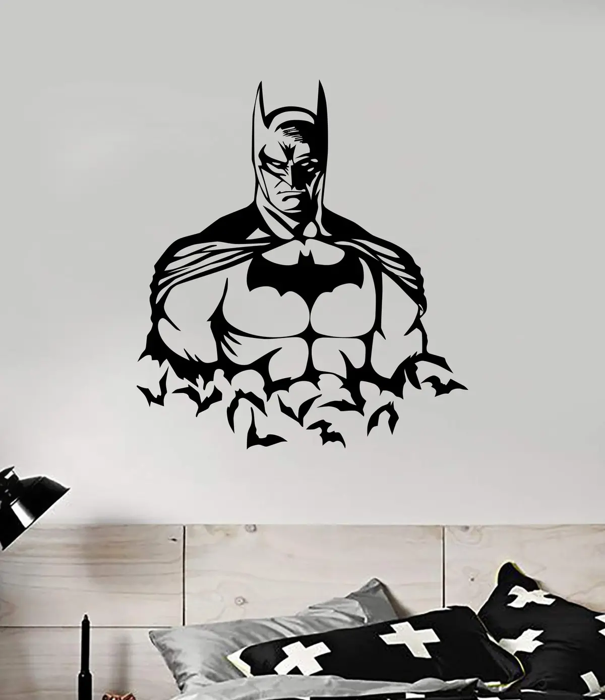 Batman Wall Decal Sticker Home Decor Vinyl Art Bedroom Teen Boy Girl Kids Baby Nursery Comics Super Hero 1