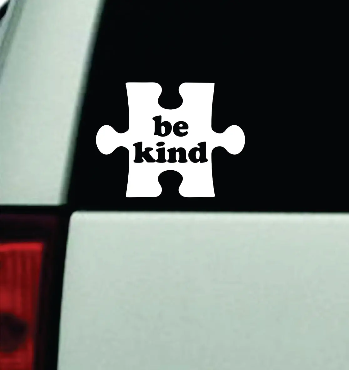 Be Kind Puzzle Piece Car Decal Truck Mirror Window Windshield Bumper Sticker Men Girls Autistic Autism 1