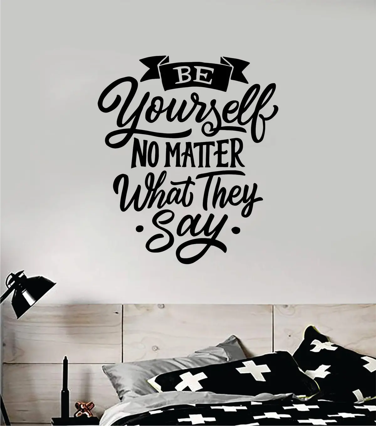 Be Yourself Wall Decal Sticker Vinyl Art Bedroom Room Home Decor Inspirational Motivational Teen Baby Nursery School 1