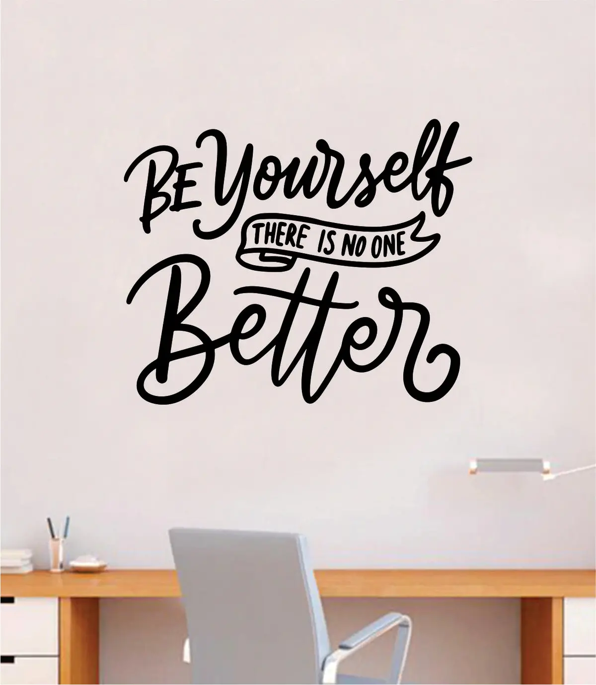 Be Yourself V3 Quote Wall Decal Sticker Bedroom Room Art Vinyl Inspirational Motivational Teen School Baby Nursery Kids Office Gym 1