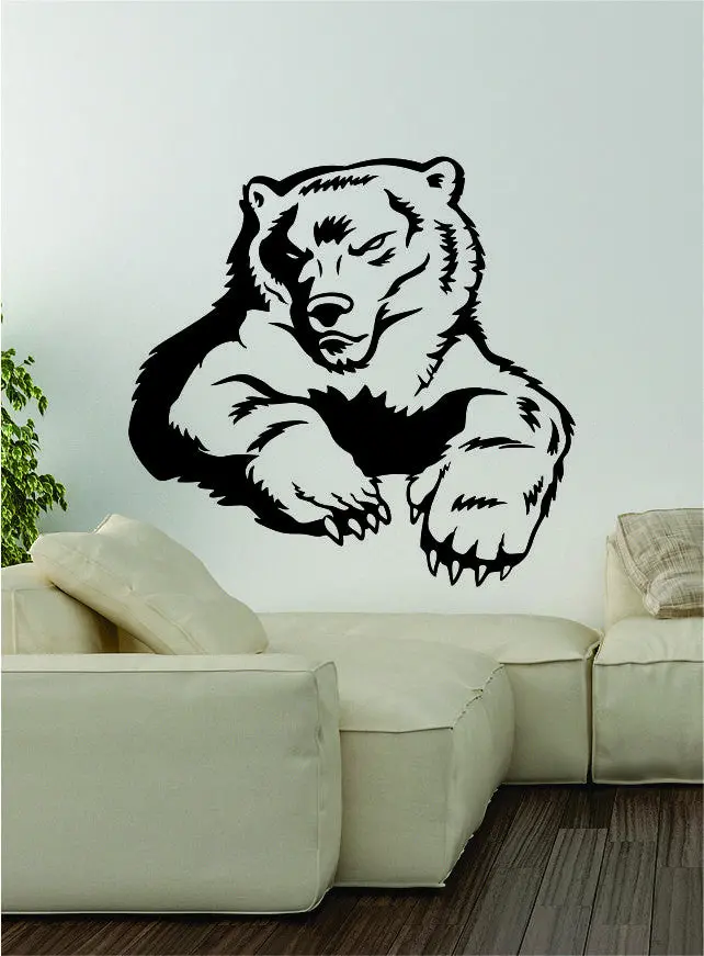 Bear V3 Wall Decal Sticker Vinyl Art Home Decor Decoration Wild Animal Grizzly 1