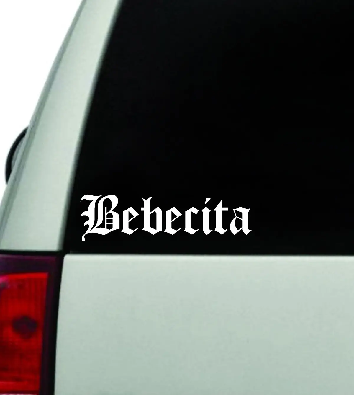 Bebecita V2 Car Decal Truck Window Windshield Jdm Bumper Sticker Vinyl Quote Boy Girls Funny Mom Milf Women Trendy Cute Aesthetic Babygirl Toxica Spanish Reggaeton Music Lyrics 1