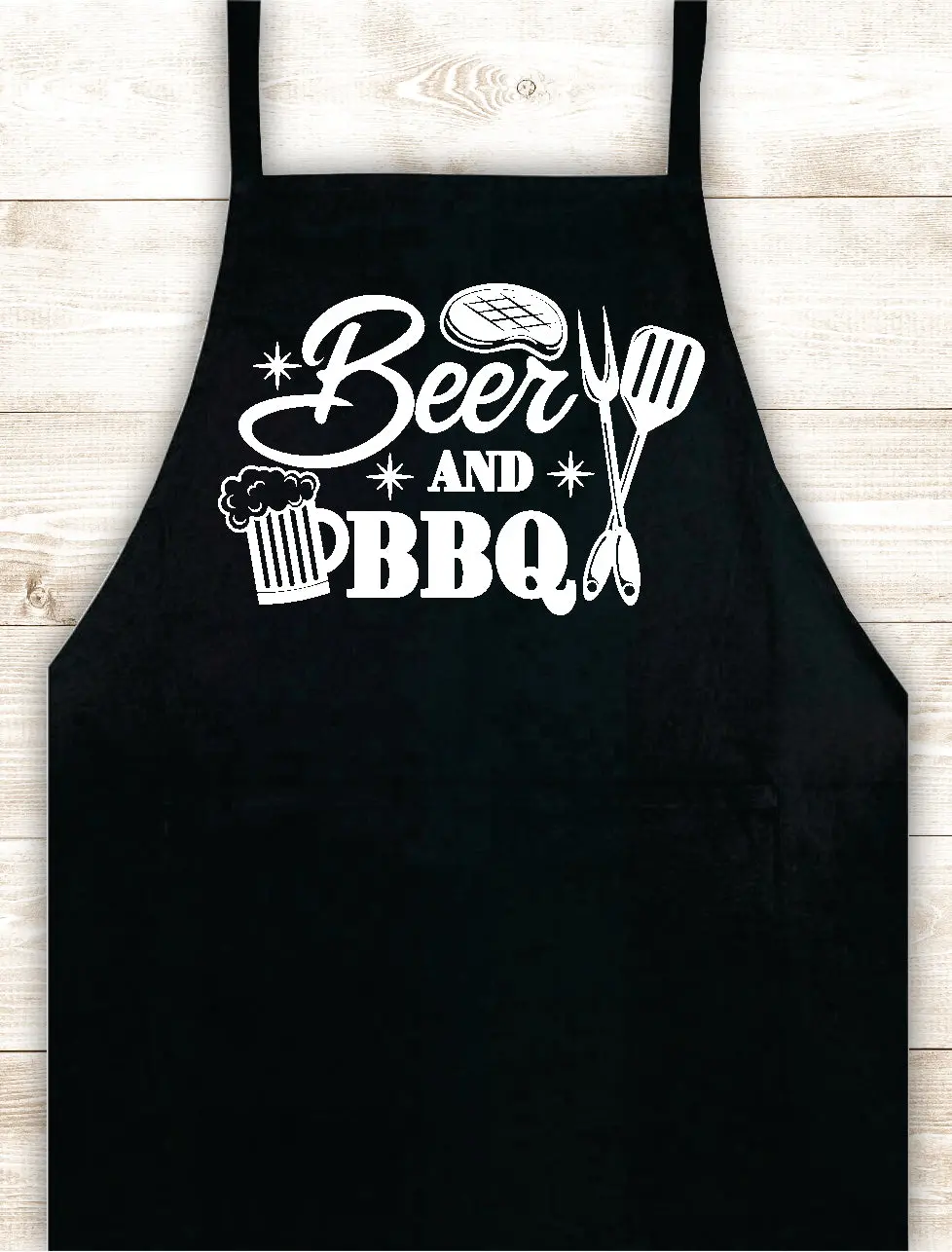 Beer And Bbq Apron Heat Press Vinyl Bbq Barbeque Cook Grill Chef Bake Food Kitchen Funny Gift Men Women Dad Mom Family Cookout 1