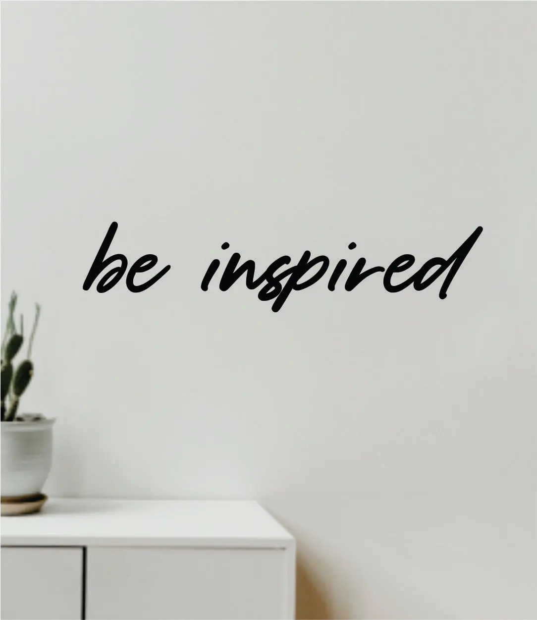 Be Inspired V2 Quote Wall Decal Sticker Vinyl Art Decor Bedroom Room Boy Girl Inspirational Motivational School Nursery Baby 1
