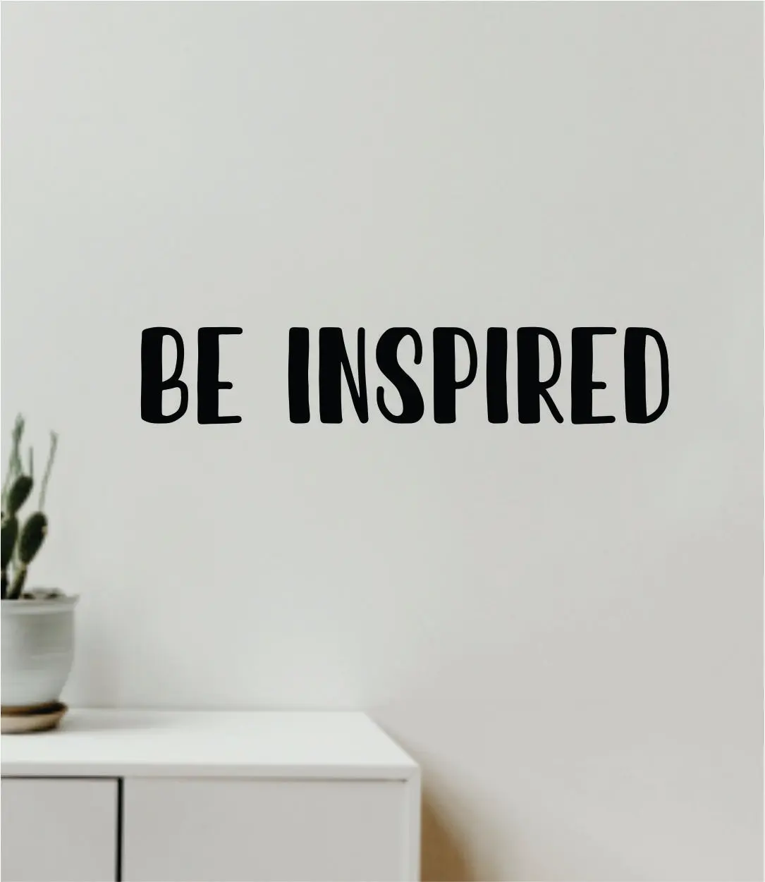 Be Inspired Quote Wall Decal Sticker Vinyl Art Decor Bedroom Room Boy Girl Inspirational Motivational School Nursery Baby 1