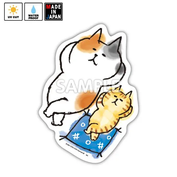 Biggoro001　ビッグステッカー　ごろごろにゃんすけ 1